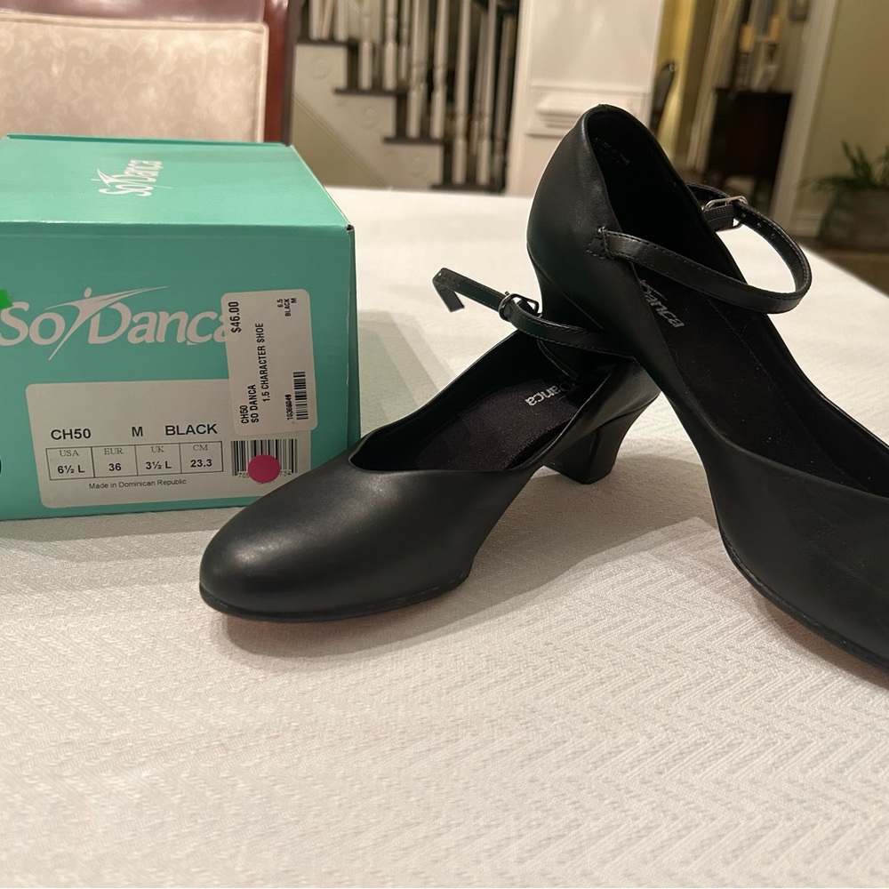 So Danca 6.5 character dance shoes in black